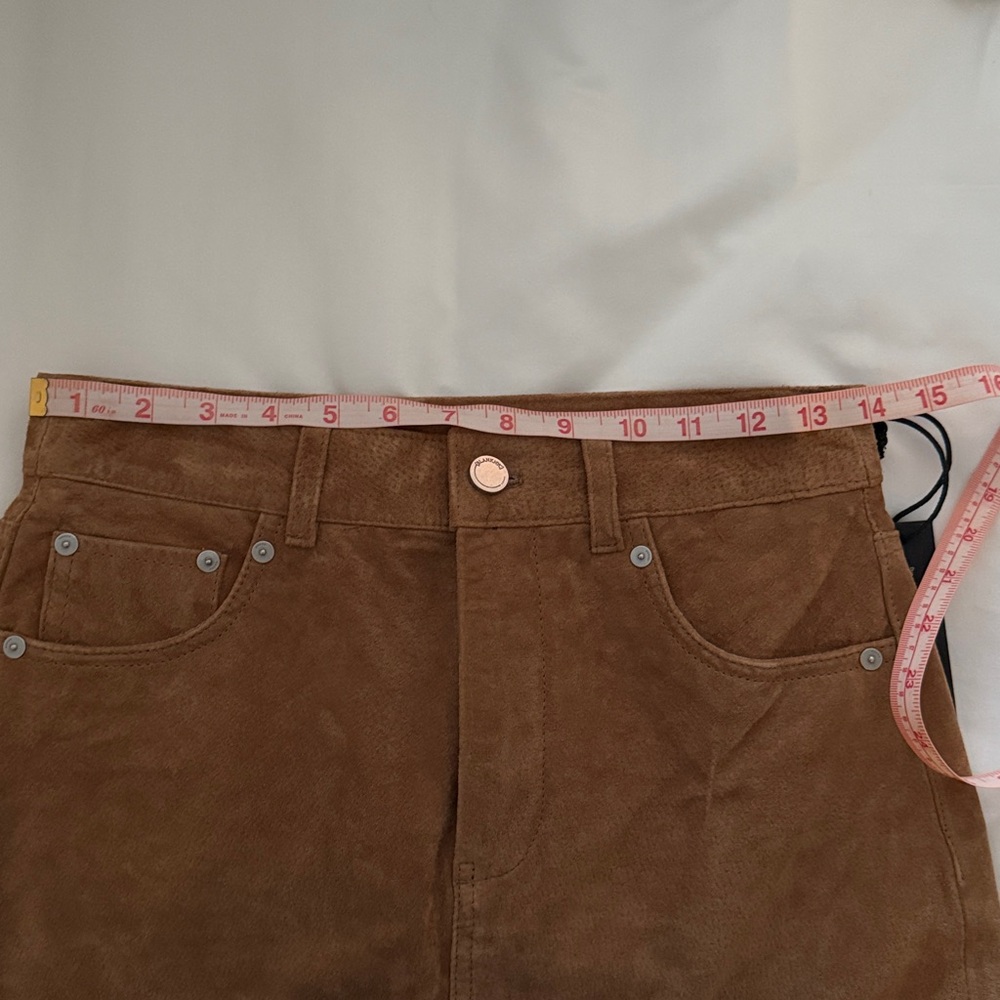Blank NYC PECAN Suede Skirt, Sz 25 - Picture 7 of 7